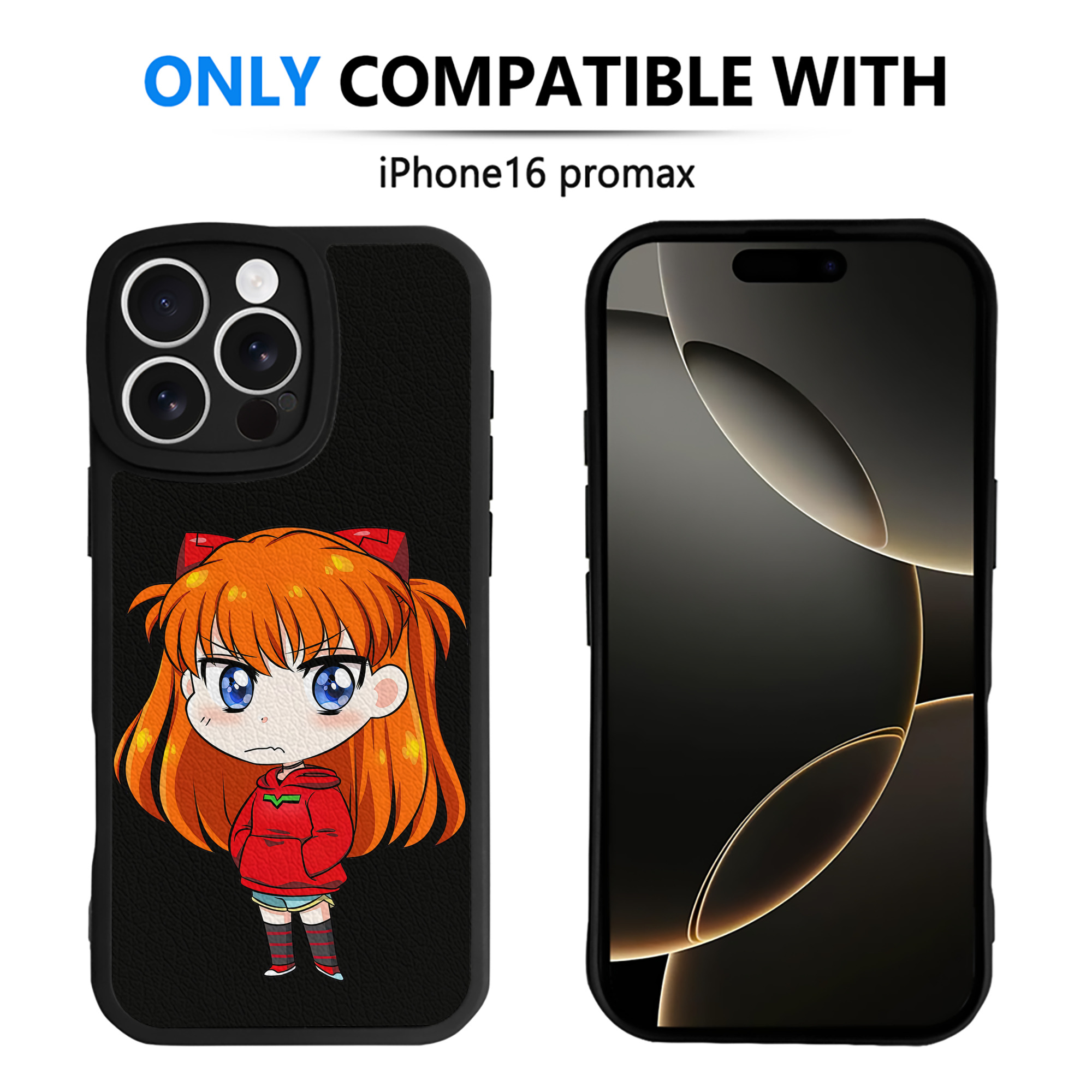 （画像用） EVA 新世紀エヴァンゲリオン 【iPhone 16シリーズ対応】シリコンスマホケース（レザー調） 材質：シリコン